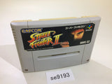 Street Fighter II 2 SNES Super Famicom Japan - SE9193