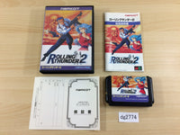 DG2774 Rolling Thunder 2 BOXED Mega Drive Genesis Japan
