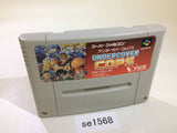 Undercover Cops SNES Super Famicom Japan - SE1568