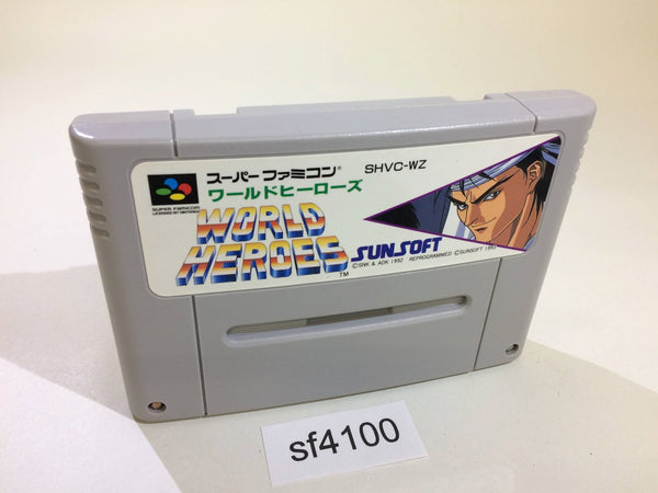 sf4100 World Heroes SNES Super Famicom Japan