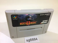sg6884 Mortal Kombat 2 II Kyuukyoku Shinken SNES Super Famicom Japan