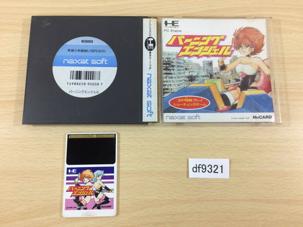 DF9321 Burning Angels BOXED PC Engine Japan