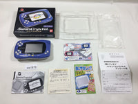wa1875 Wonder Swan Crystal Blue Violet Console BOXED Bandai Japan