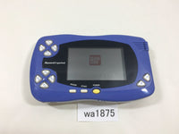 wa1875 Wonder Swan Crystal Blue Violet Console BOXED Bandai Japan