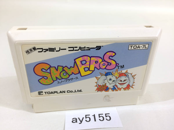 ay5155 Snow Bros. Brothers NES Famicom Japan