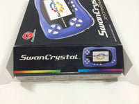 wa1875 Wonder Swan Crystal Blue Violet Console BOXED Bandai Japan
