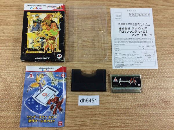 DH6451 Romancing Saga BOXED Wonder Swan Bandai Japan