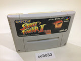 Street Fighter II 2 SNES Super Famicom Japan - SE5830