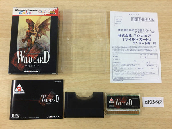 DF2992 WILD CARD BOXED Wonder Swan Bandai Japan