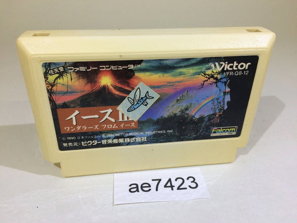 AE7423 Ys III 3 Wanderers from Ys NES Famicom Japan