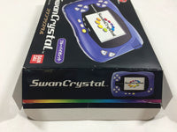 WA1877 Wonder Swan Crystal Blue Violet Console BOXED Bandai Japan