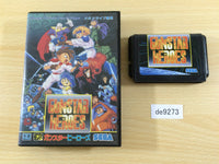 de9273 Gunstar Heroes BOXED Mega Drive Genesis Japan
