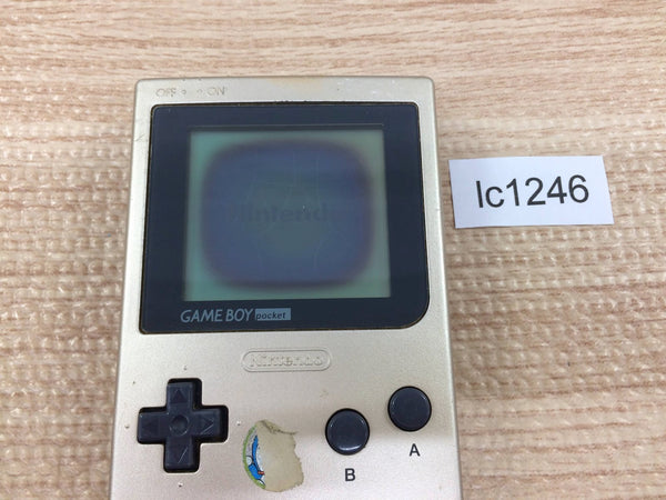 lc1246 Plz Read Item Condi GameBoy Pocket Gold Game Boy Console Japan