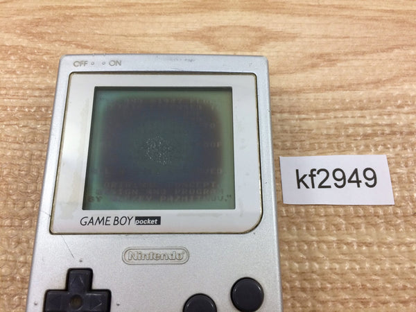 kf2949 Plz Read Item Condi GameBoy Pocket Silver Game Boy Console Japan
