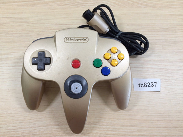 FC8237 Nintendo 64 Controller Gold N64 Japan