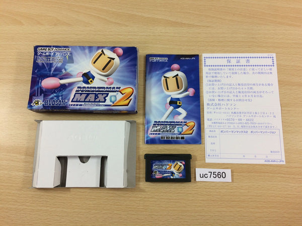 UC7560 Bomberman Max 2 Blue Bomberman Ver. BOXED GameBoy Advance Japan