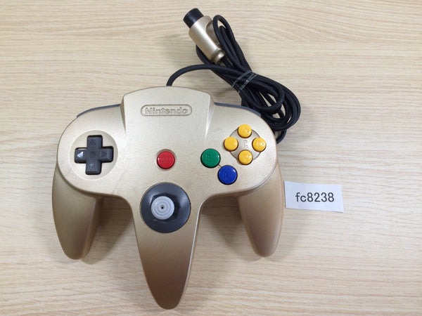 FC8238 Nintendo 64 Controller Gold N64 Japan