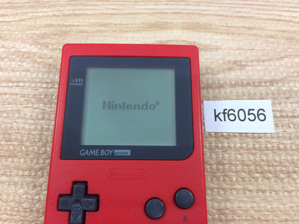 kf6056 Plz Read Item Condi GameBoy Pocket Red Game Boy Console Japan