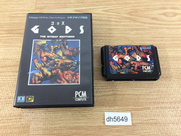 DH5649 GODS BOXED Mega Drive Genesis Japan