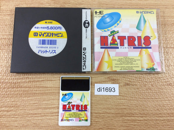 DI1693 Hatris BOXED PC Engine Japan