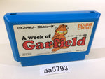 aa5793 A Week of Garfield NES Famicom Japan