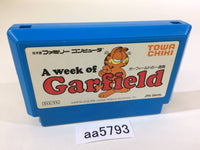 aa5793 A Week of Garfield NES Famicom Japan