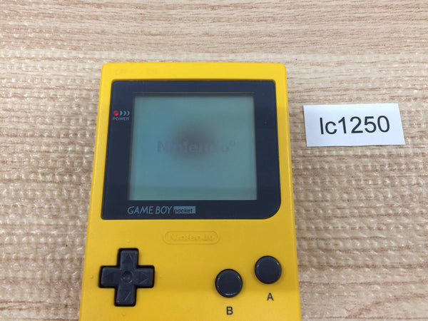 lc1250 Plz Read Item Condi GameBoy Pocket Yellow Game Boy Console Japan