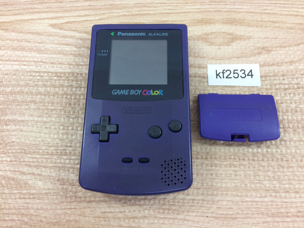 ゲームボーイ GameBoy Color Clear Purple Console Nintendo Japan - With Defects