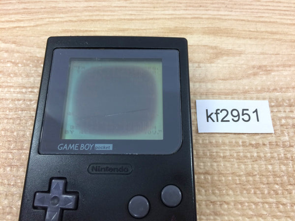 kf2951 Plz Read Item Condi GameBoy Pocket Black Game Boy Console Japan