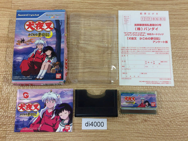 DI4000 Inuyasha Kagome No Yumenikki BOXED Wonder Swan Bandai Japan