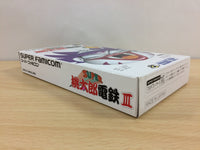 UB6200 Super Momotarou Dentetsu 3 Momotetsu BOXED SNES Super Famicom Japan