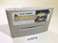 az5876 Populous SNES Super Famicom Japan
