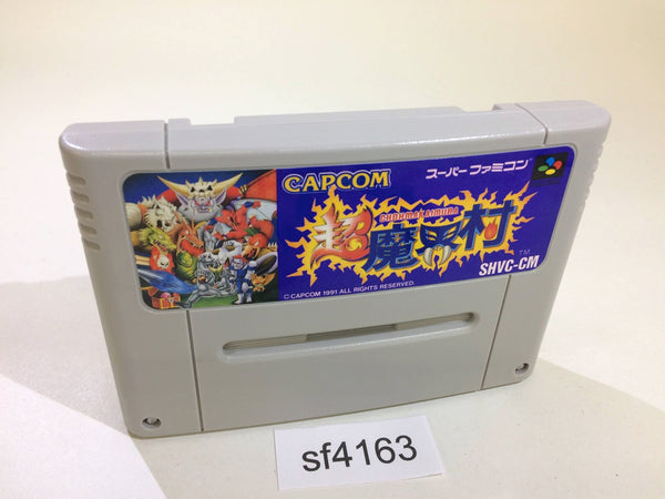 sf4163 Chou Makaimura Super Ghouls 'n Ghosts SNES Super Famicom Japan