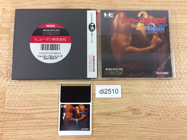 DI2510 Fire Pro Wrestling 2nd Bout BOXED PC Engine Japan