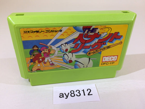 ay8312 Pennant League Homerun Nighter Baseball 90 NES Famicom Japan