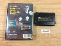 DH8037 Mahjong Cop Ryuu Hakurou no Yabou BOXED Mega Drive Genesis Japan