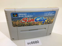 SC6680 Sim City SNES Super Famicom Japan