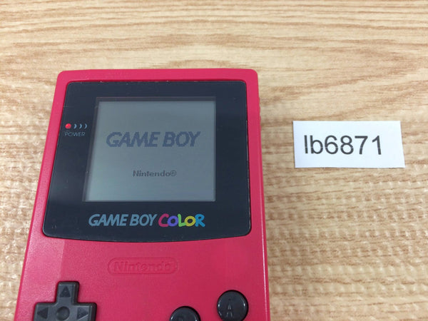 lb6871 GameBoy Color Red Game Boy Console Japan