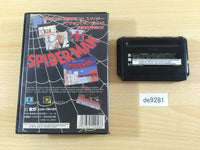 de9281 Spiderman Spider Man BOXED Mega Drive Genesis Japan
