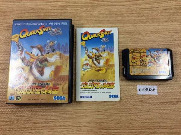DH8039 Quackshot I Love Donald Duck Georgia Hihou BOXED Mega Drive Genesis Japan