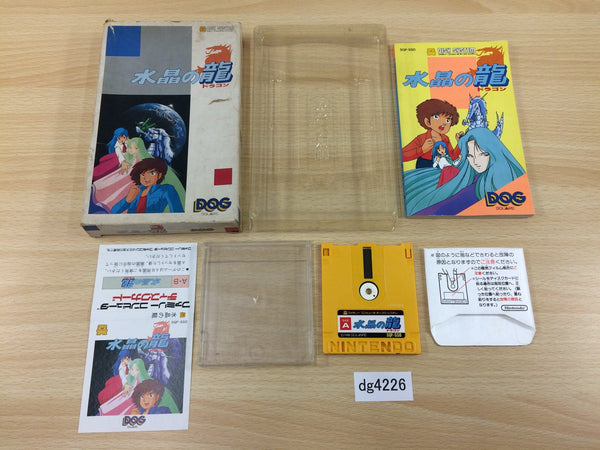 DG4226 Suisho no Dragon BOXED Famicom Disk Japan