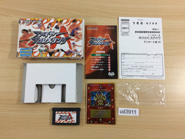 UD3911 Fire Pro Wrestling A BOXED GameBoy Advance Japan