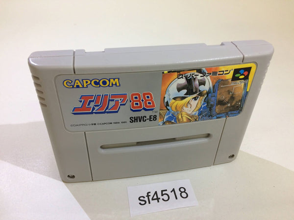 sf4518 Area 88 SNES Super Famicom Japan