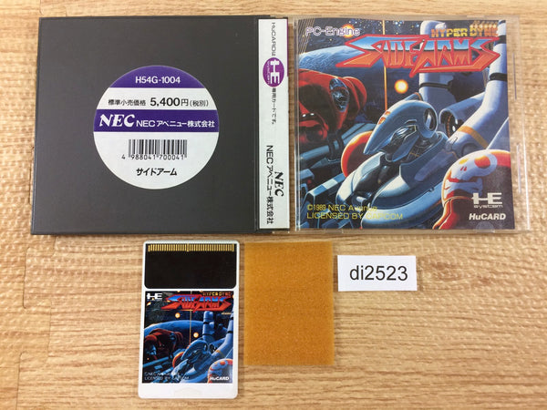 DI2523 Side Arms BOXED PC Engine Japan