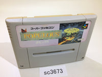 SC3673 Populous SNES Super Famicom Japan