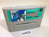 Gundam F91 Formula Senki 0122 SNES Super Famicom Japan - SA4029