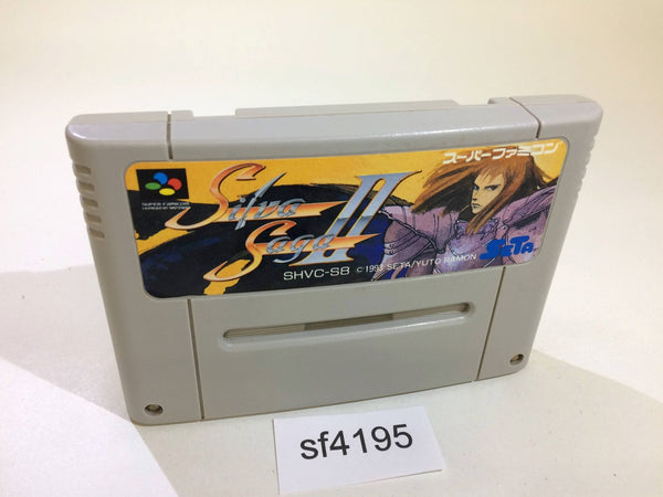 sf4195 Silva Saga II 2 The Legend of Light&Darkness SNES Super Famicom Japan