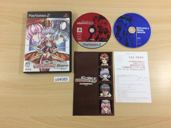 UD4085 Grow Lanser IV 4 Return PS2 Japan