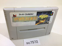 SC7572 Populous SNES Super Famicom Japan