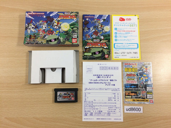 UD8600 SD Gundam Force BOXED GameBoy Advance Japan